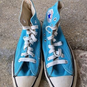Converse Men's Blue High-Top Sneakers